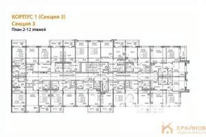 1-к квартира, вторичка, 38м2, 7/17 этаж