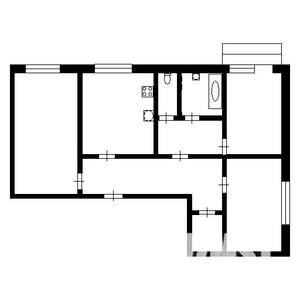 3-к квартира, вторичка, 73м2, 6/9 этаж