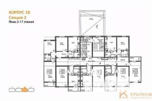 3-к квартира, вторичка, 76м2, 6/17 этаж