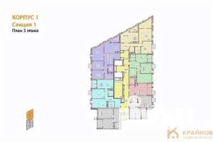 1-к квартира, сданный дом, 40м2, 3/21 этаж