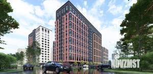 2-к квартира, строящийся дом, 53м2, 4/14 этаж