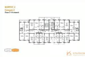 1-к квартира, вторичка, 37м2, 8/15 этаж