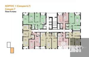 1-к квартира, вторичка, 55м2, 9/23 этаж