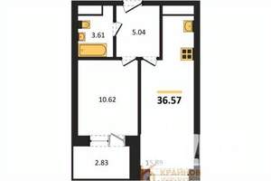 1-к квартира, вторичка, 37м2, 5/28 этаж