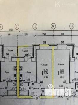 1-к квартира, вторичка, 38м2, 10/14 этаж