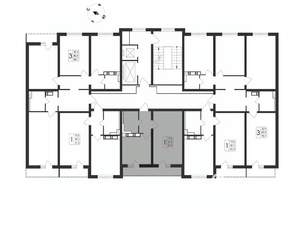 1-к квартира, вторичка, 40м2, 17/17 этаж