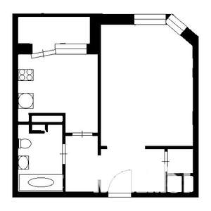 1-к квартира, вторичка, 40м2, 5/17 этаж