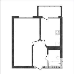 1-к квартира, вторичка, 37м2, 1/17 этаж