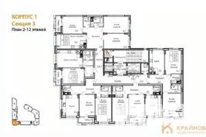 2-к квартира, вторичка, 58м2, 3/13 этаж