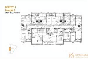 1-к квартира, строящийся дом, 53м2, 11/15 этаж