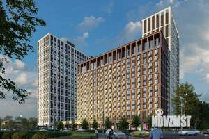 2-к квартира, строящийся дом, 72м2, 6/25 этаж