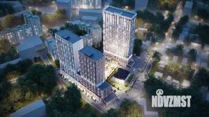 2-к квартира, строящийся дом, 61м2, 19/31 этаж