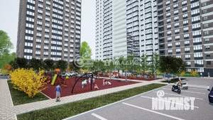 1-к квартира, строящийся дом, 46м2, 19/25 этаж