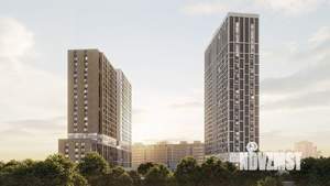 1-к квартира, строящийся дом, 45м2, 9/25 этаж