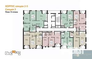 1-к квартира, вторичка, 55м2, 15/24 этаж