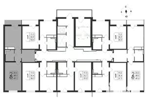 2-к квартира, вторичка, 50м2, 4/19 этаж