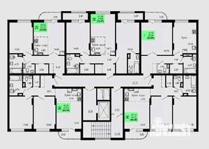 2-к квартира, вторичка, 54м2, 4/9 этаж