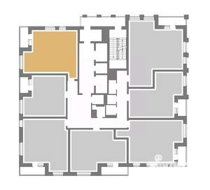 1-к квартира, вторичка, 46м2, 13/25 этаж