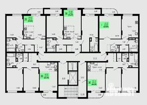 3-к квартира, строящийся дом, 76м2, 2/9 этаж