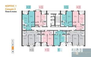 1-к квартира, вторичка, 40м2, 6/18 этаж