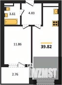 1-к квартира, вторичка, 40м2, 10/28 этаж