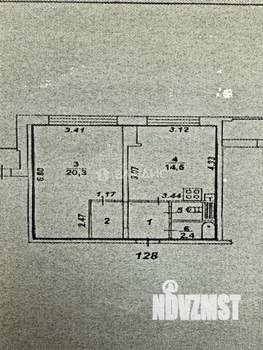 1-к квартира, вторичка, 44м2, 5/17 этаж