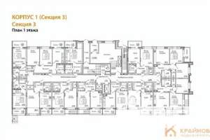 1-к квартира, вторичка, 42м2, 1/17 этаж