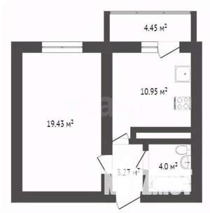1-к квартира, вторичка, 37м2, 12/17 этаж