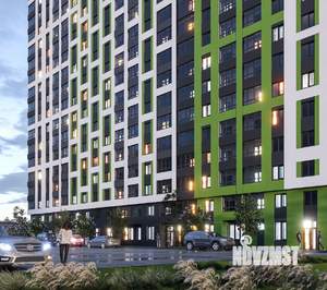 1-к квартира, строящийся дом, 42м2, 8/27 этаж