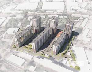 1-к квартира, строящийся дом, 37м2, 1/17 этаж