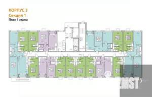 Студия квартира, вторичка, 23м2, 1/15 этаж