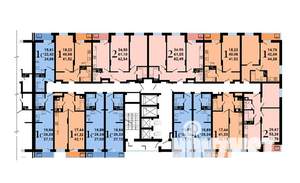 2-к квартира, вторичка, 55м2, 19/27 этаж