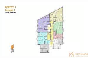 2-к квартира, сданный дом, 62м2, 6/21 этаж