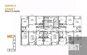 3-к квартира, вторичка, 83м2, 5/19 этаж