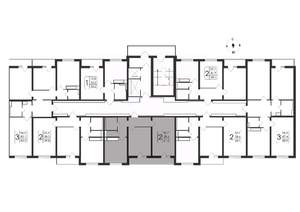 2-к квартира, вторичка, 62м2, 4/19 этаж