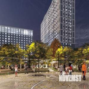 1-к квартира, строящийся дом, 50м2, 3/25 этаж