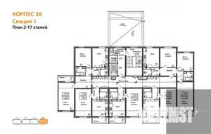 3-к квартира, вторичка, 76м2, 14/17 этаж