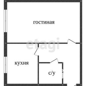 1-к квартира, вторичка, 30м2, 4/5 этаж