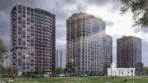 1-к квартира, строящийся дом, 36м2, 14/19 этаж