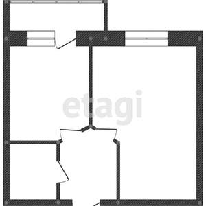 1-к квартира, вторичка, 31м2, 4/5 этаж