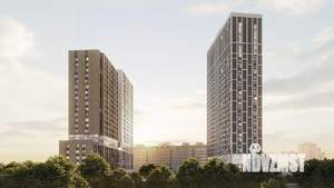 1-к квартира, строящийся дом, 45м2, 15/25 этаж