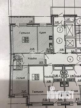 2-к квартира, вторичка, 58м2, 15/17 этаж
