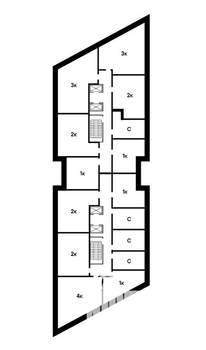 2-к квартира, вторичка, 55м2, 6/21 этаж