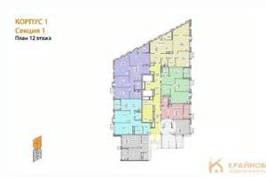 2-к квартира, сданный дом, 62м2, 12/21 этаж