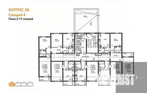 3-к квартира, вторичка, 76м2, 16/17 этаж