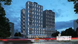 1-к квартира, строящийся дом, 39м2, 9/31 этаж