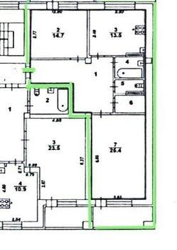 2-к квартира, вторичка, 79м2, 5/16 этаж