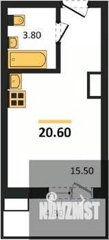Студия квартира, вторичка, 21м2, 13/17 этаж