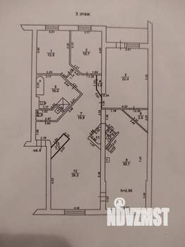 4-к квартира, вторичка, 142м2, 3/4 этаж