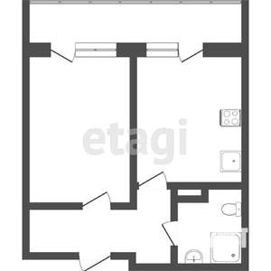 1-к квартира, вторичка, 35м2, 14/18 этаж